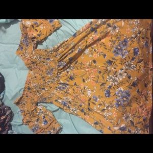 A very cute long sleeved nee long dress